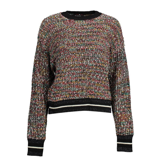 Black Polyester Sweater