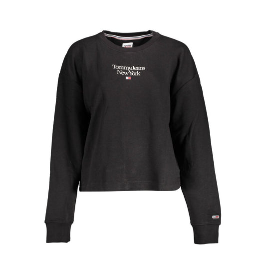 Black Cotton Women Sweater