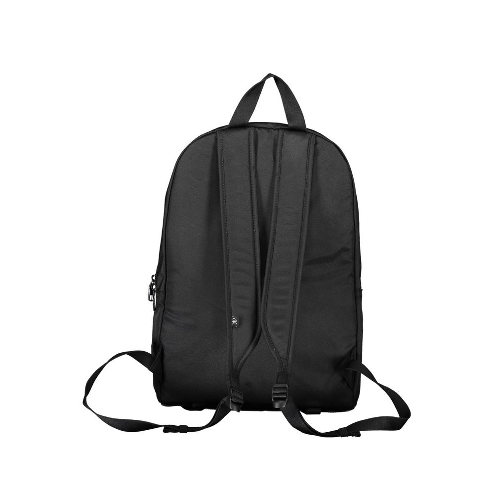 Black Polyester Backpack