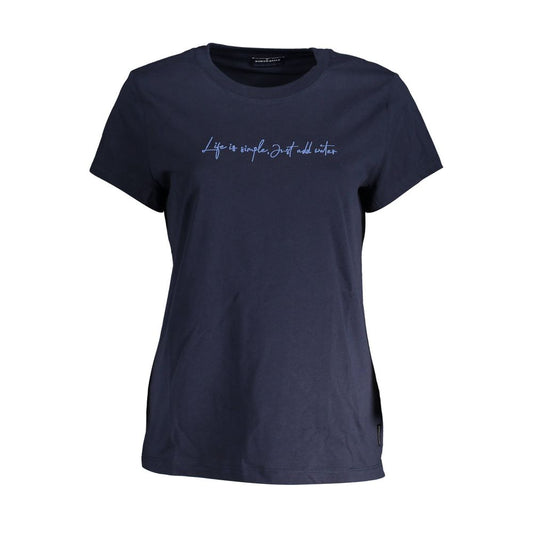 Blue Cotton Tops & T-Shirt