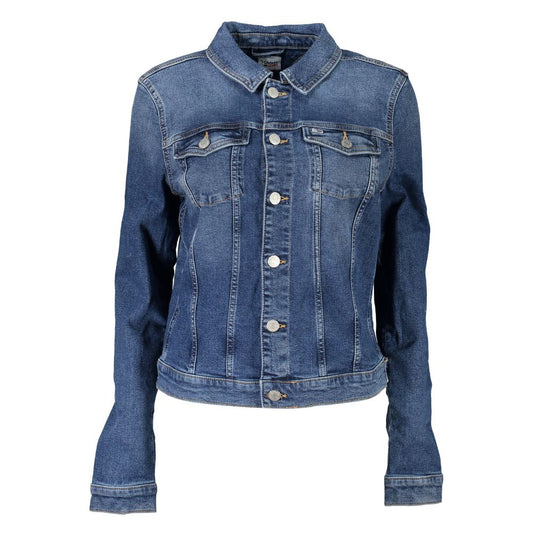 Blue Cotton Jackets & Coat