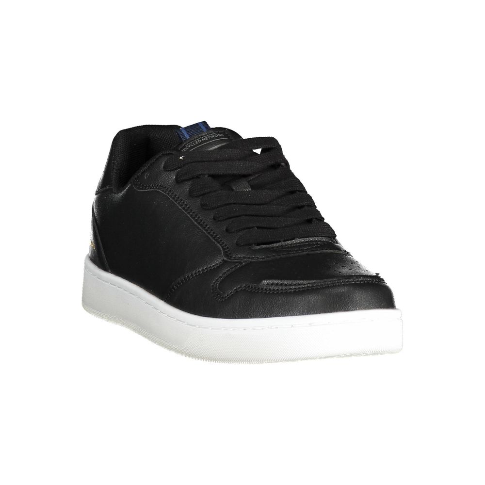 Black Artificial Leather Sneaker