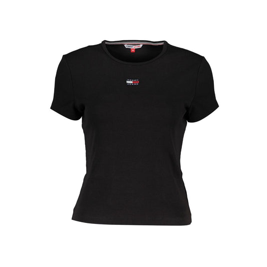 Black Cotton Tops & T-Shirt