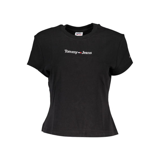 Black Cotton Tops & T-Shirt