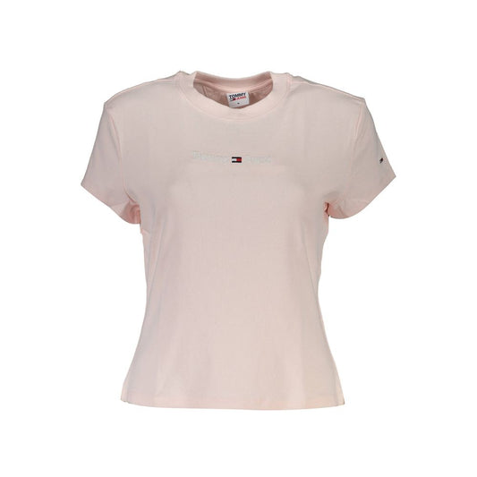 Pink Cotton Tops & T-Shirt