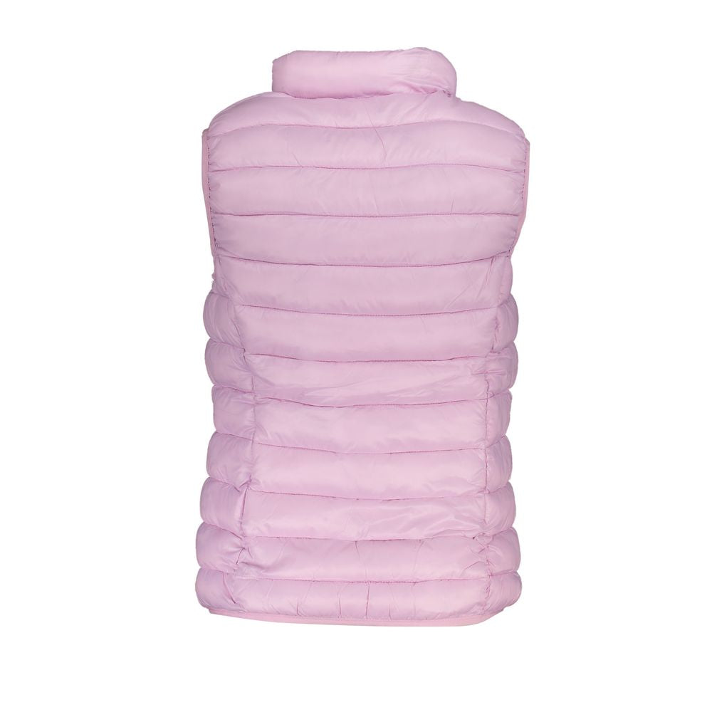 Pink Polyamide Jackets & Coat