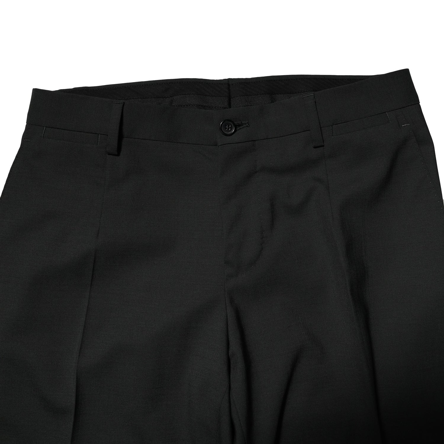 Black Wool 2 Piece Single Breasted Suit