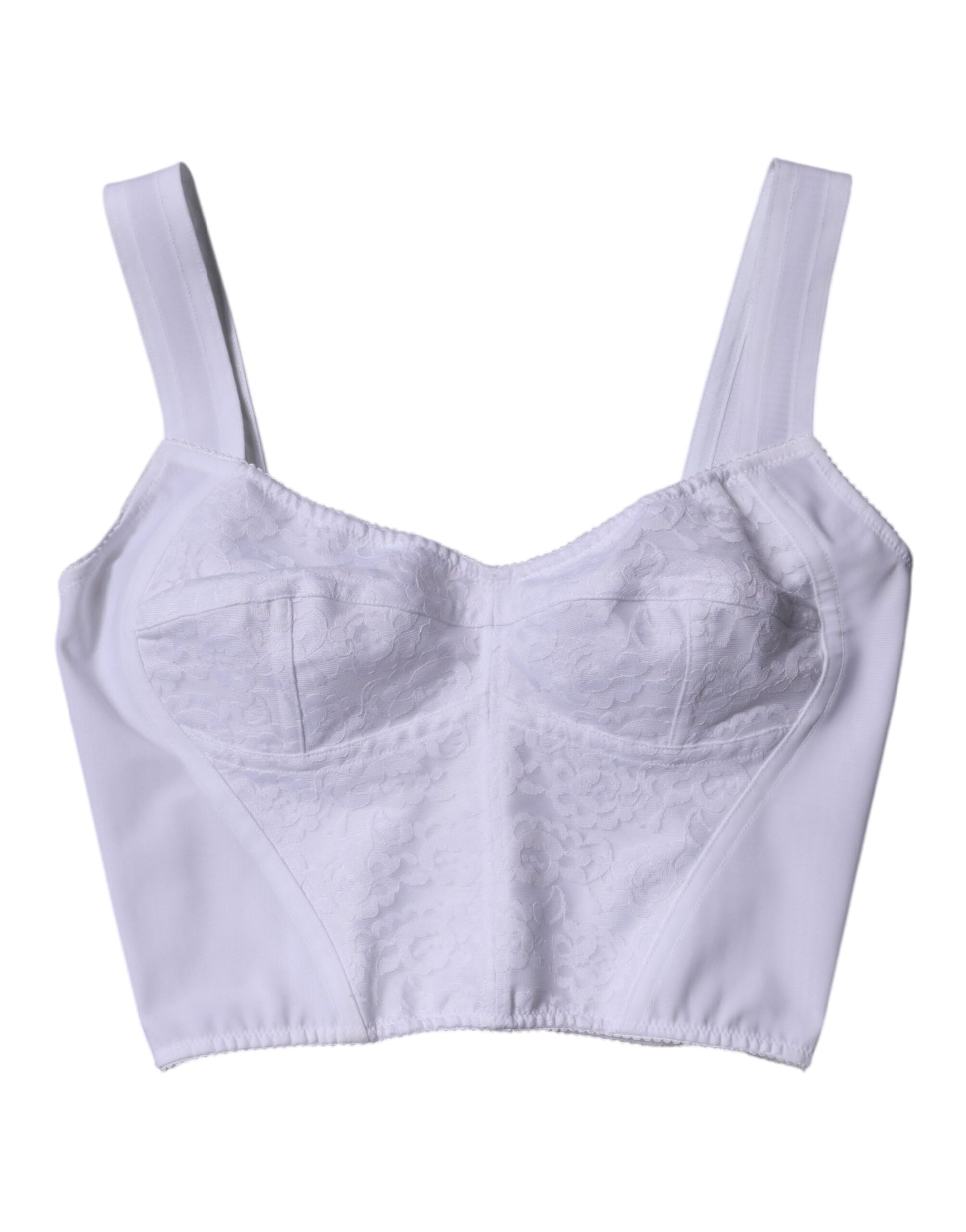 White Bustier Sleeveless Corset Blouse Top