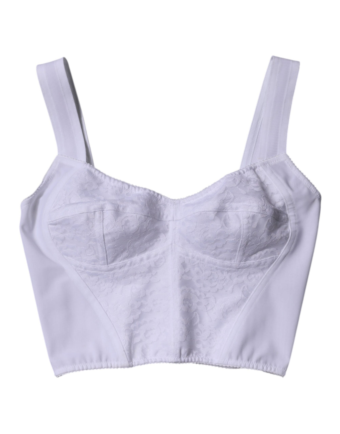 White Bustier Sleeveless Corset Blouse Top