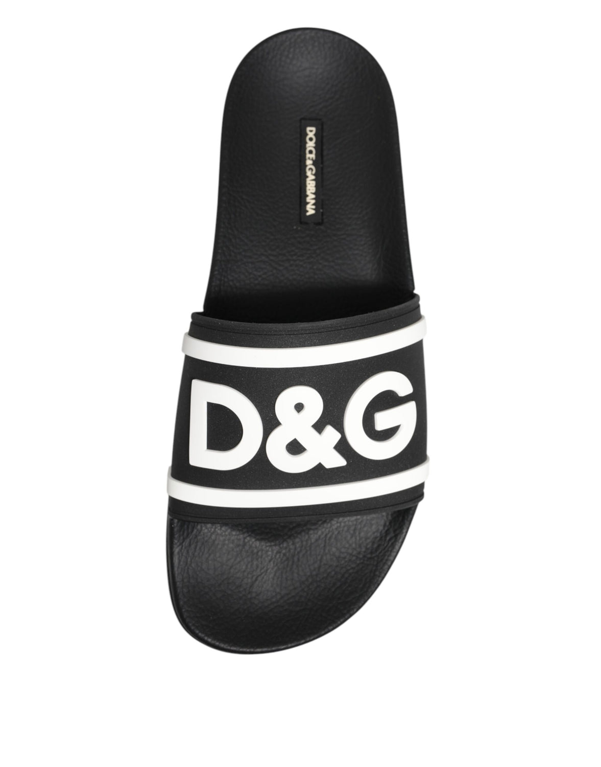 Black White Sandals Rubber Men Beachwear Shoes