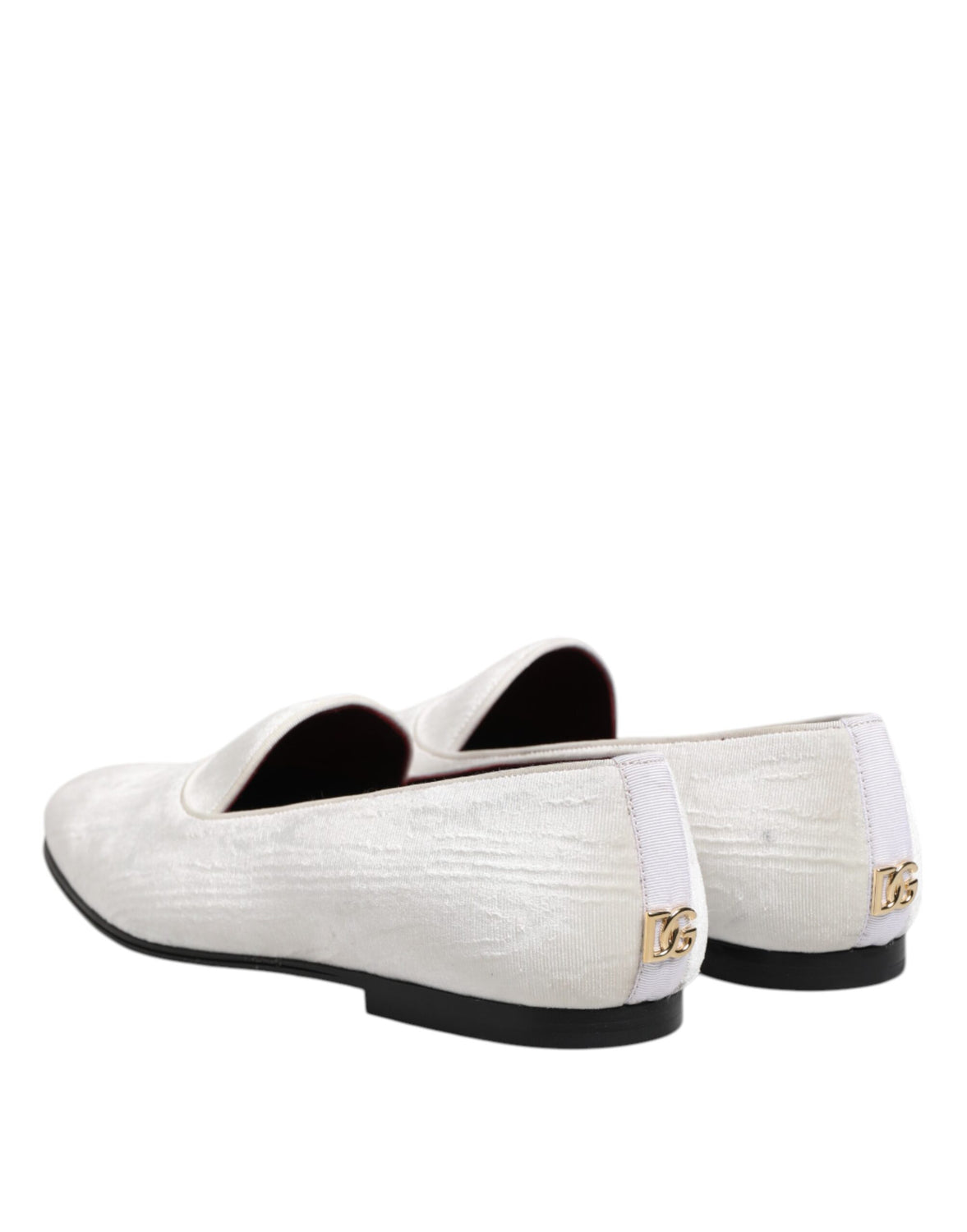 White Jacquard Men Slip On Men Loafers Shoes