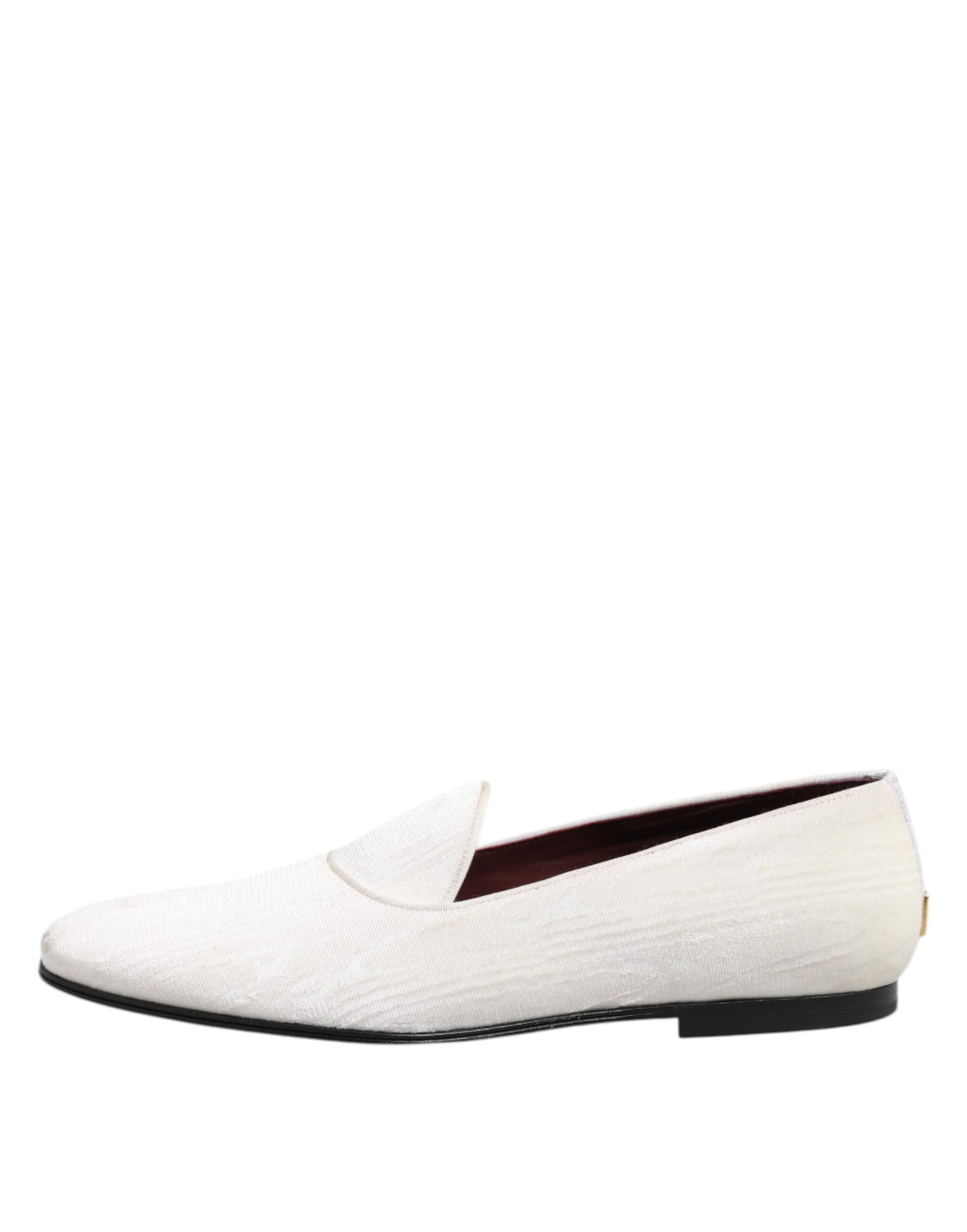 White Jacquard Men Slip On Men Loafers Shoes