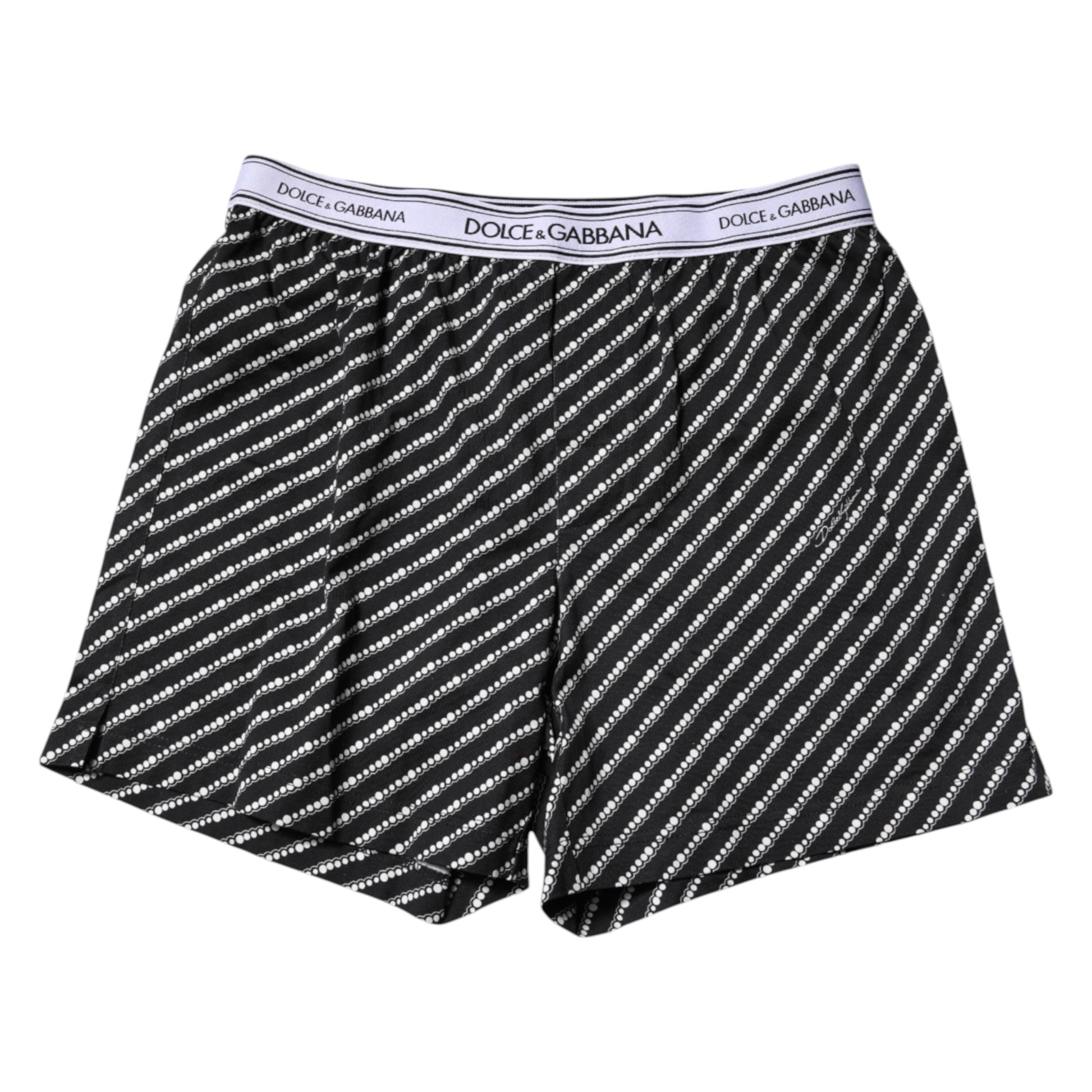 Black White Cotton Men Boxer Shorts Underwear