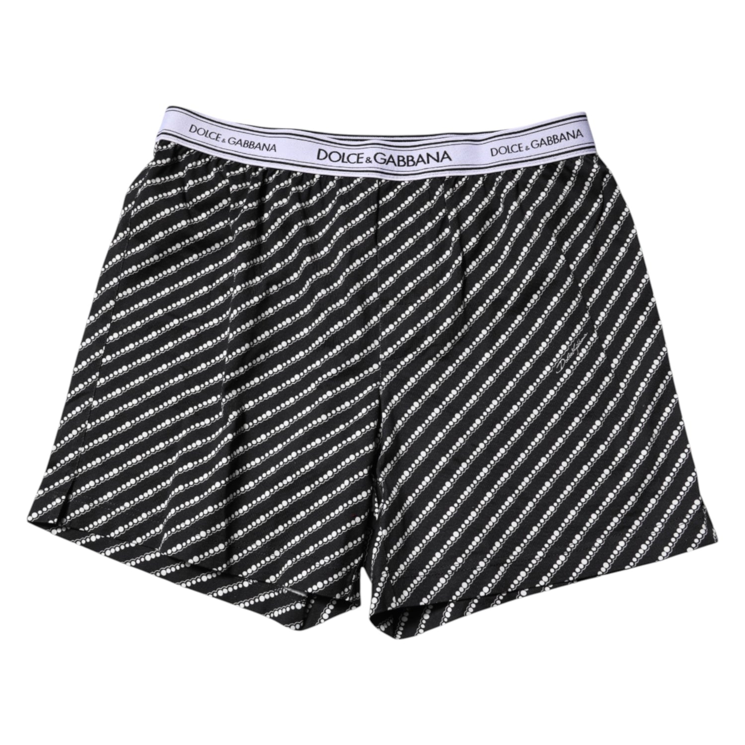 Black White Cotton Men Boxer Shorts Underwear