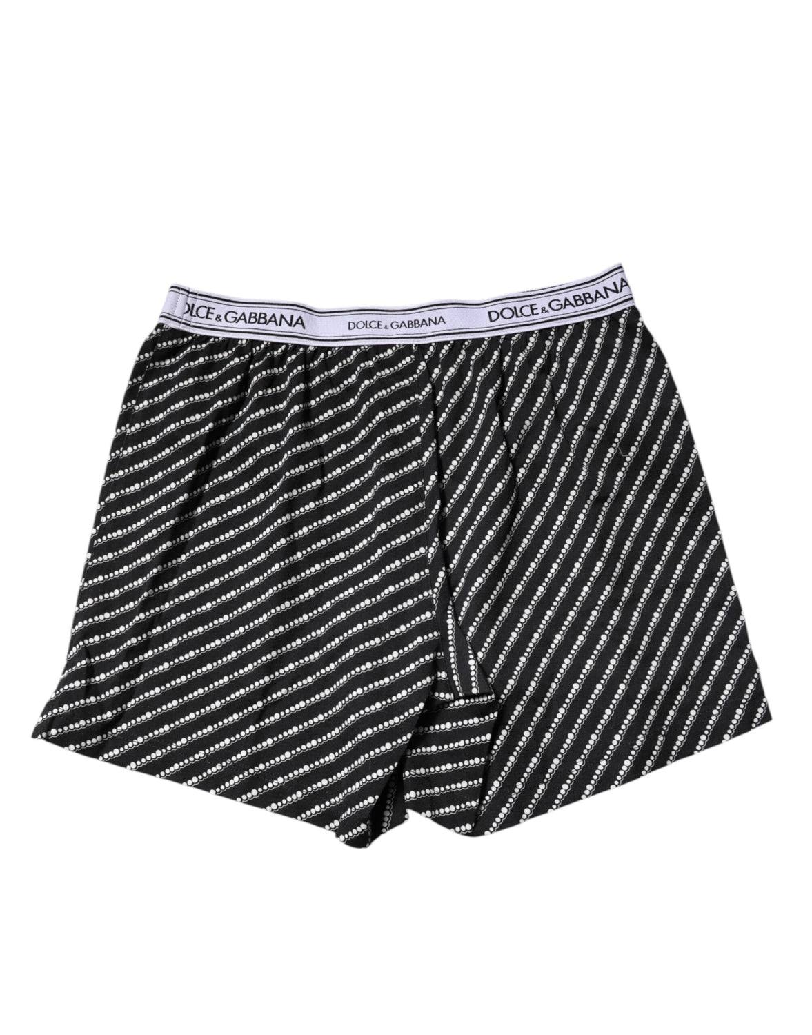 Black White Cotton Men Boxer Shorts Underwear