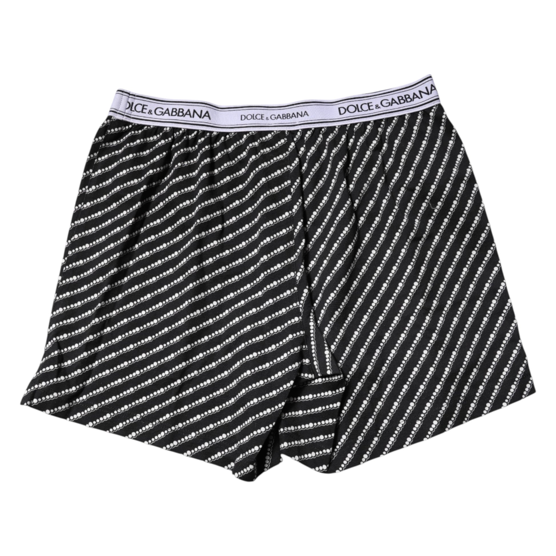 Black White Cotton Men Boxer Shorts Underwear