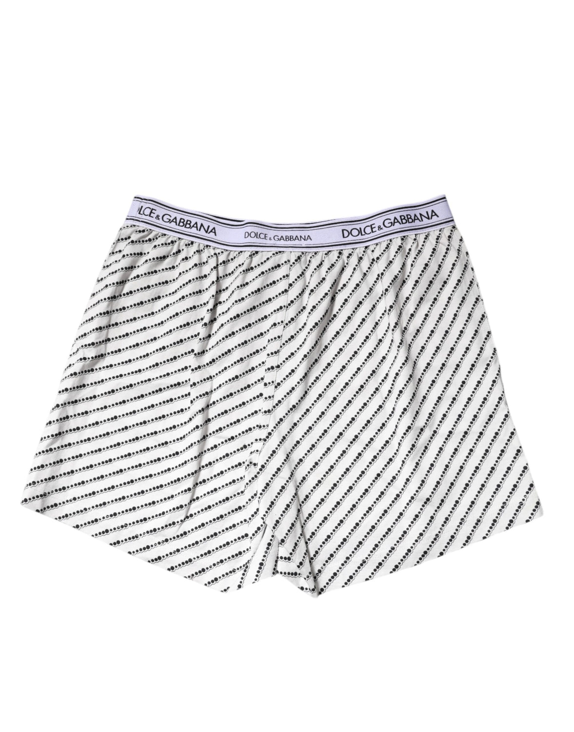 White Black Patterned Regular Boxer Underwear
