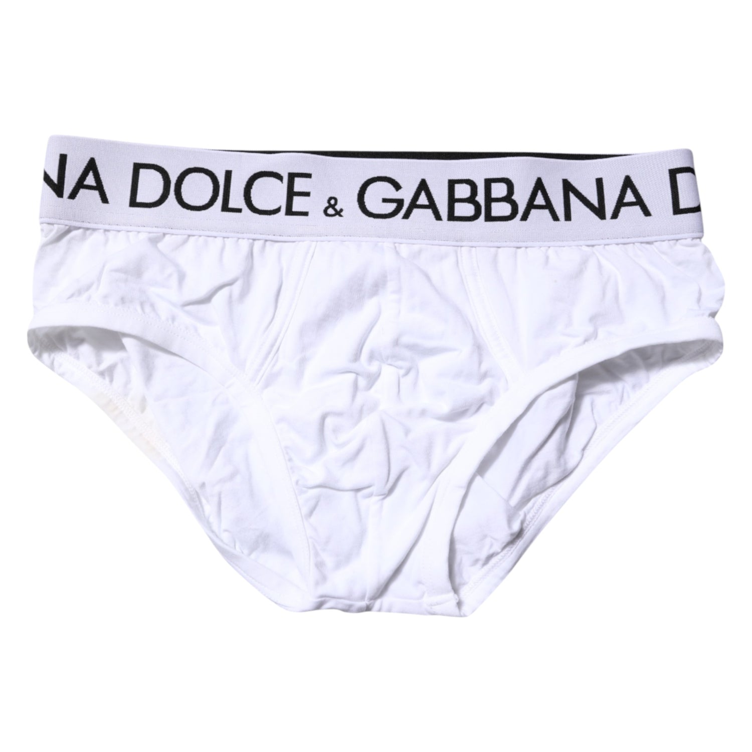 White Cotton Stretch Regular Brief Underwear