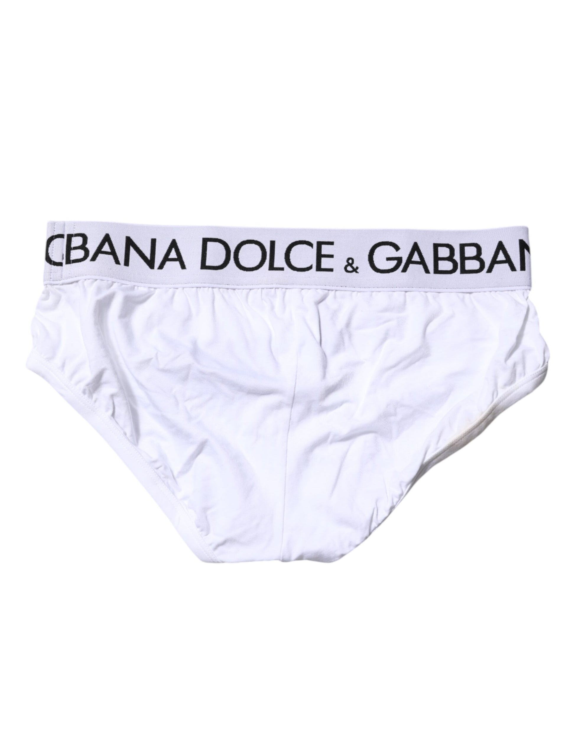 White Cotton Stretch Regular Brief Underwear