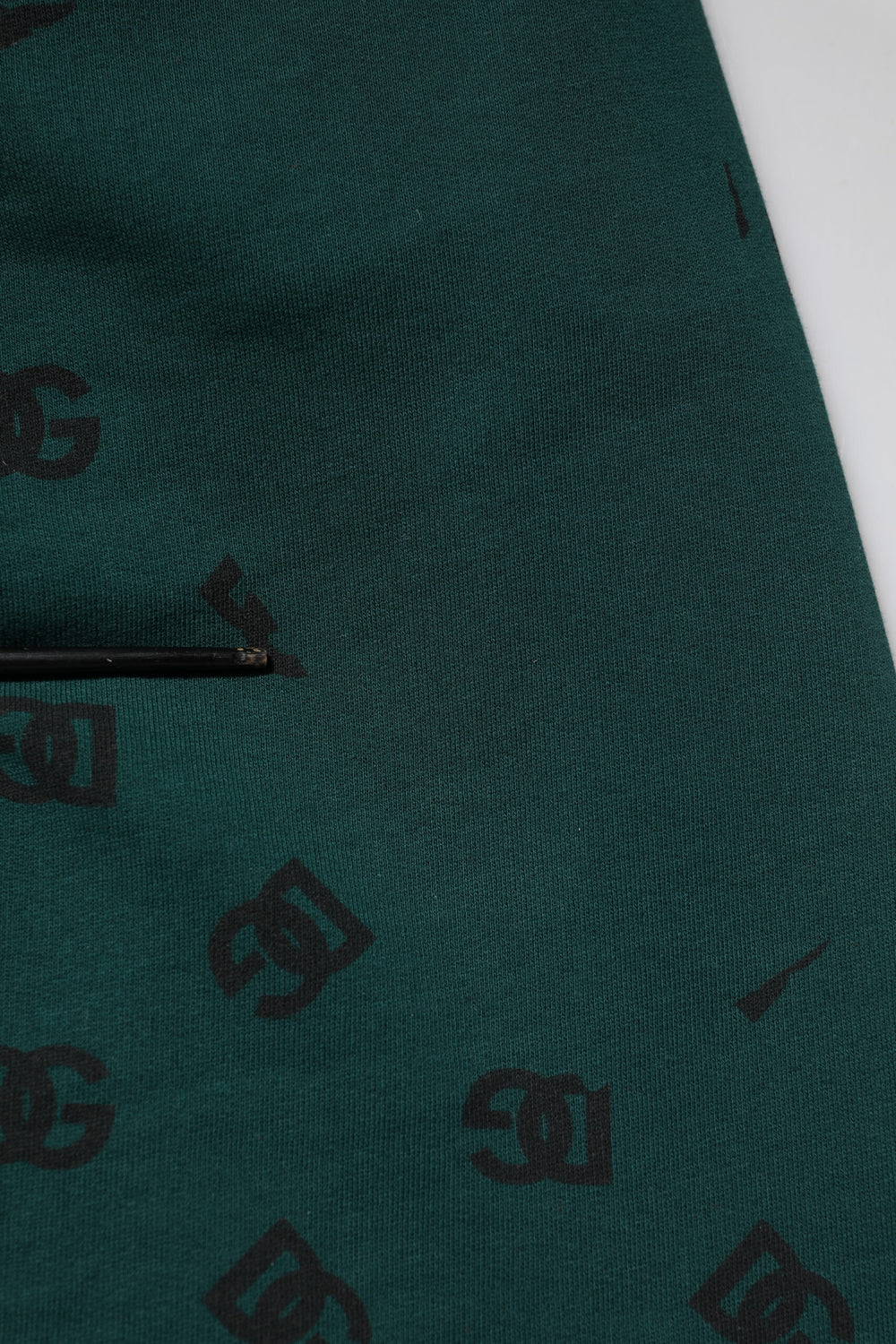 Green Logo Print Jogger Men Sweatpants Pants
