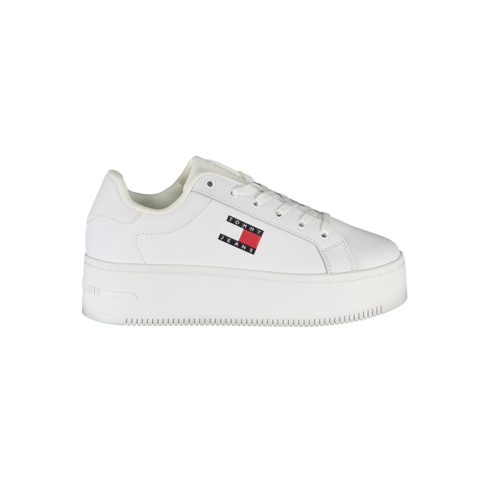 Bianco Leather Women Sneaker