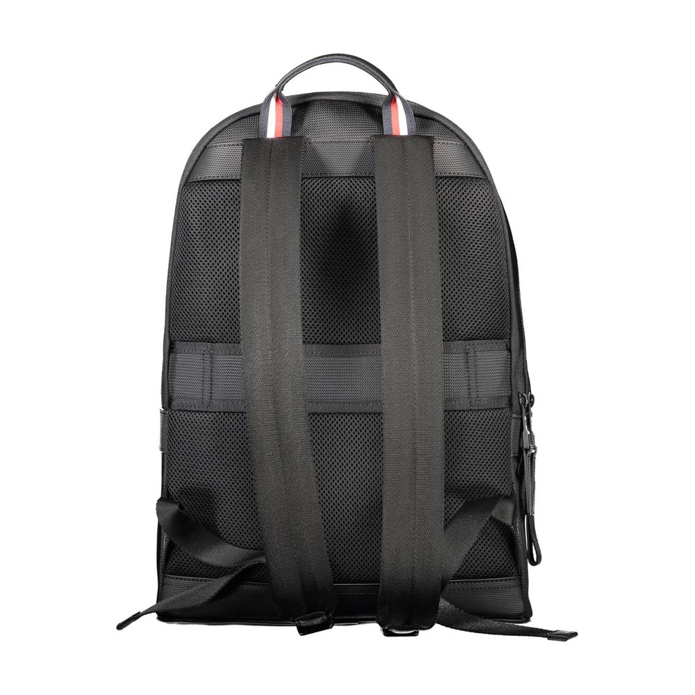 Black Polyester Backpack