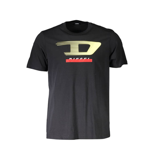 Black Cotton T-Shirt