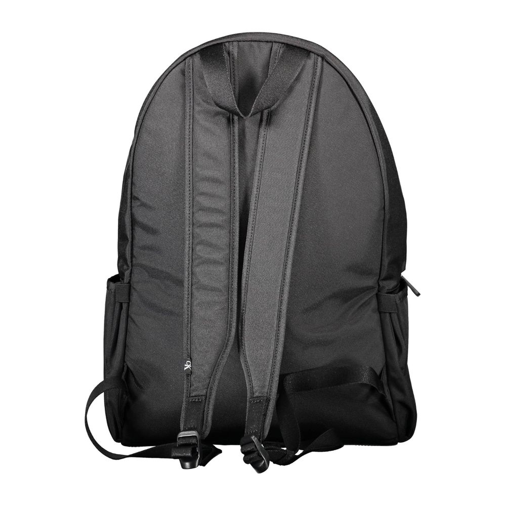 Black Polyester Backpack