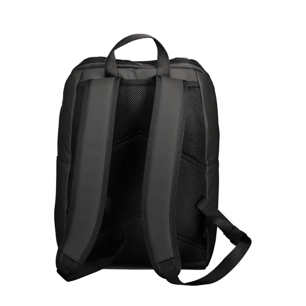 Black Polyester Backpack