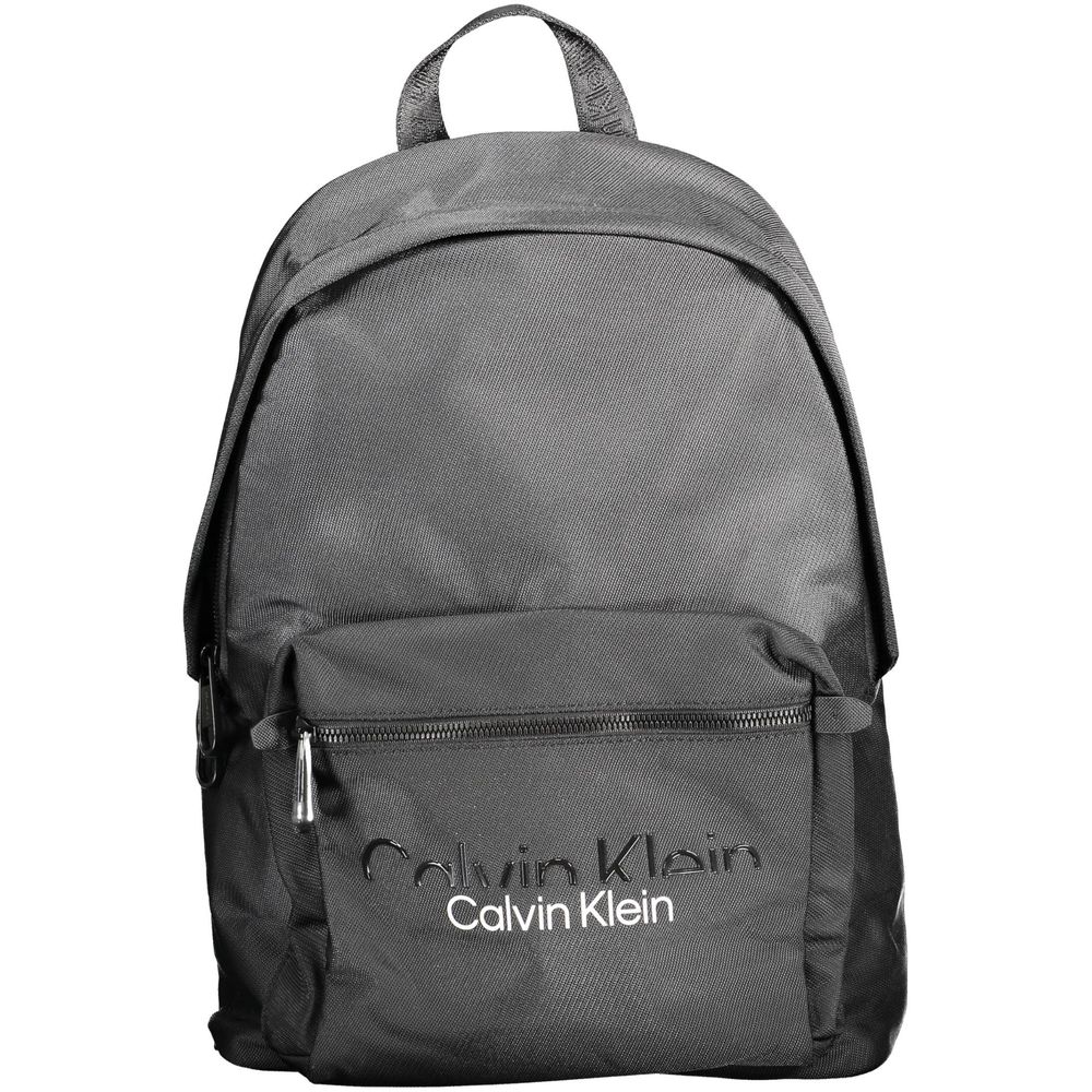 Black Polyester Backpack