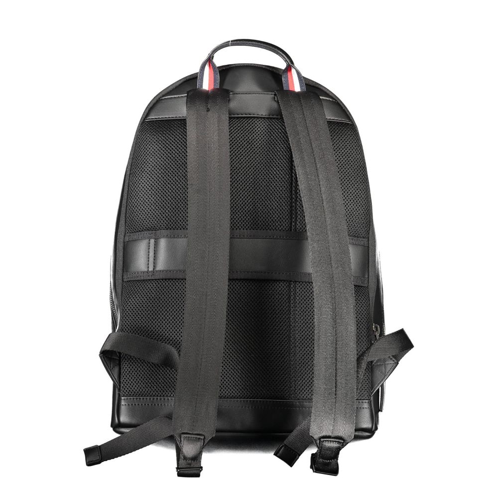 Black Polyester Backpack