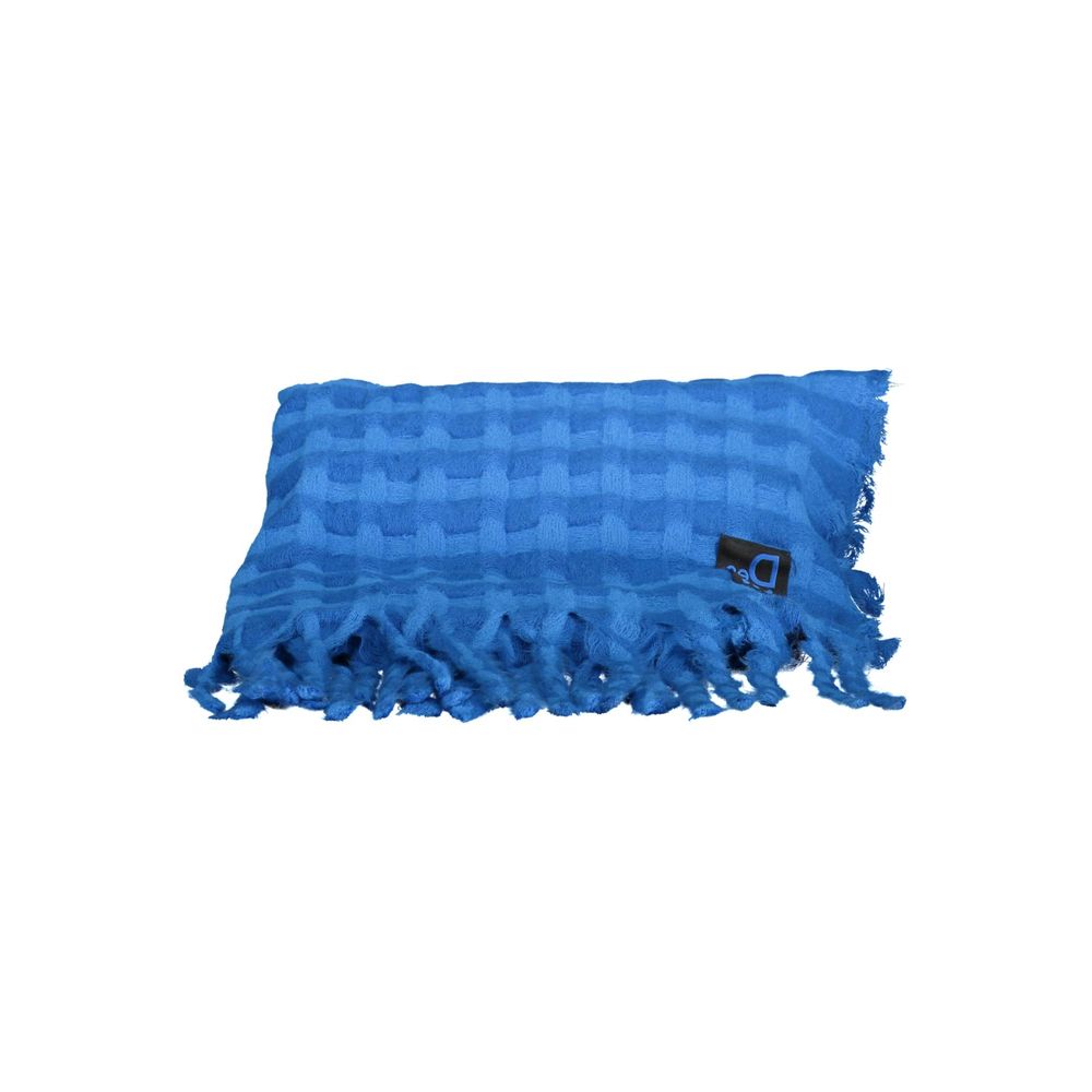Blue Polyester Scarf