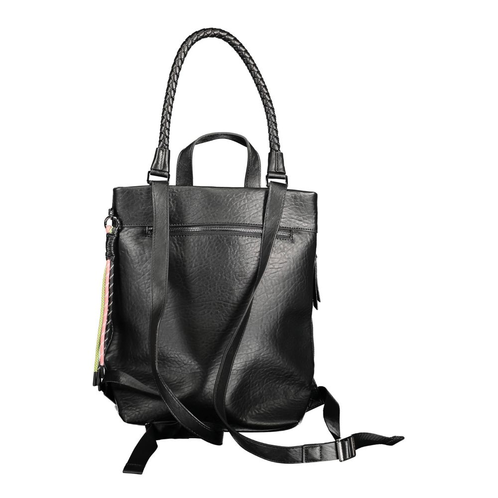 Black Polyethylene Backpack