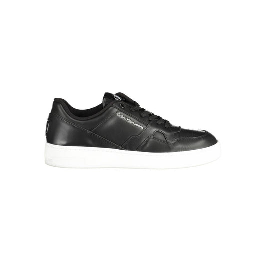 Black Polyester Sneaker