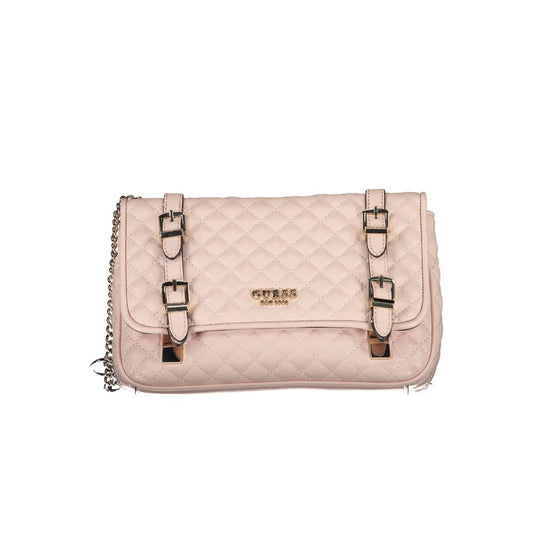 Pink Polyethylene Handbag
