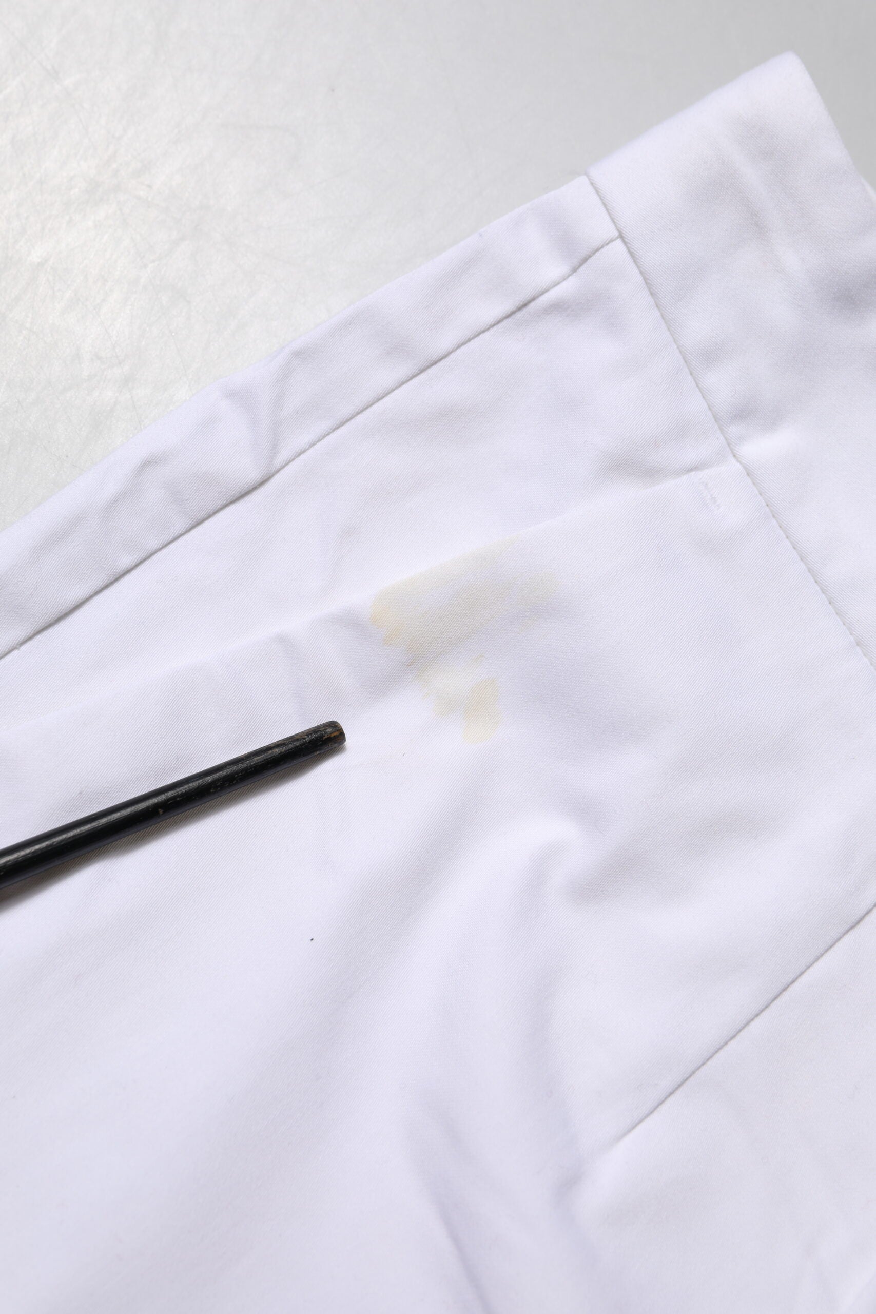 White Cotton Stretch Mid Waist Jeans