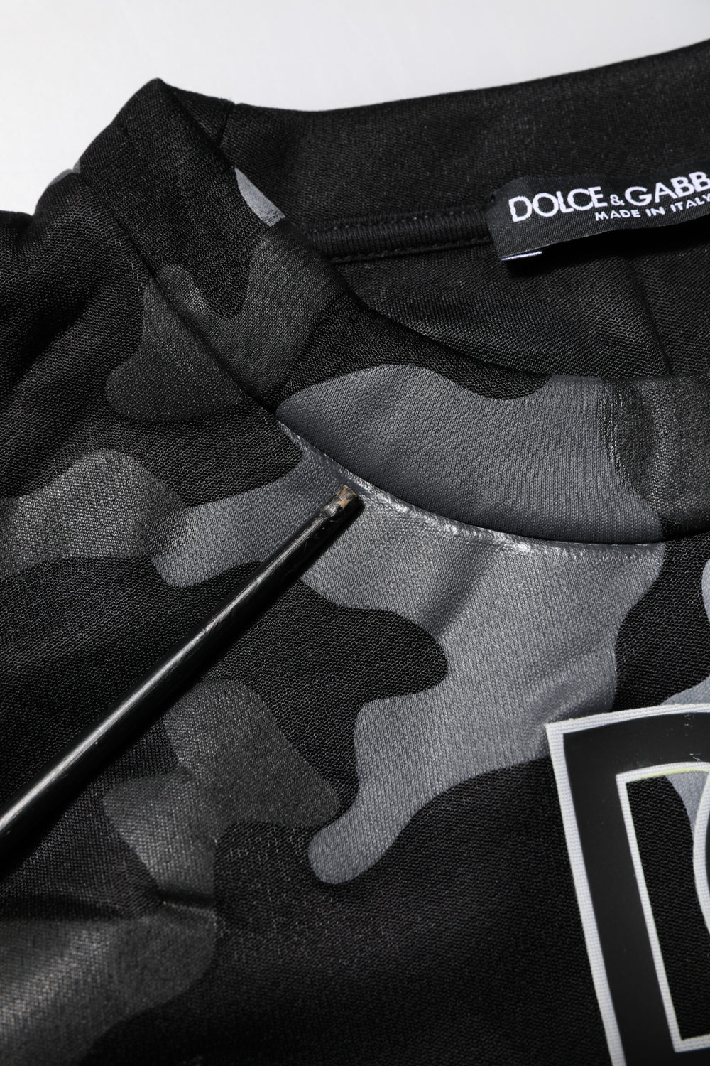 Black Camouflage Pullover Sweatshirt Sweater