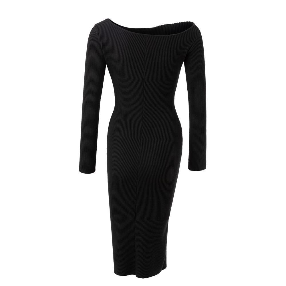 Black Wool Long