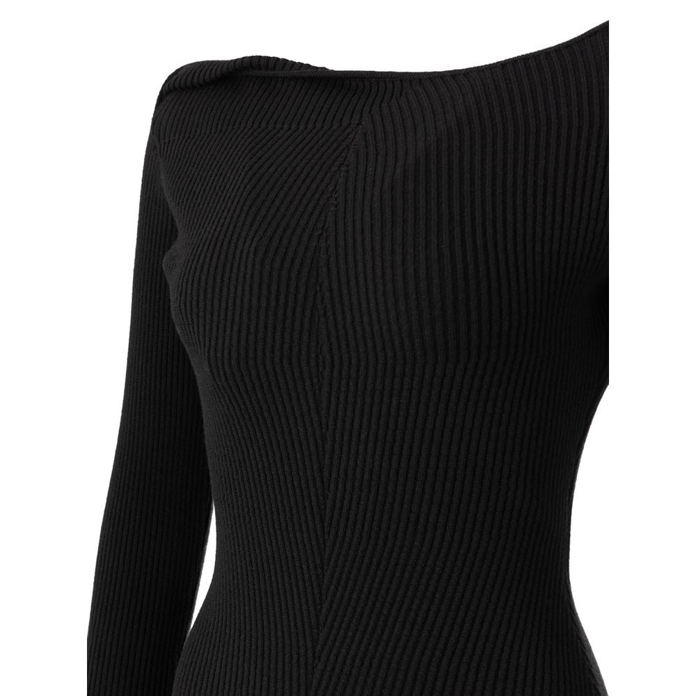Black Wool Long