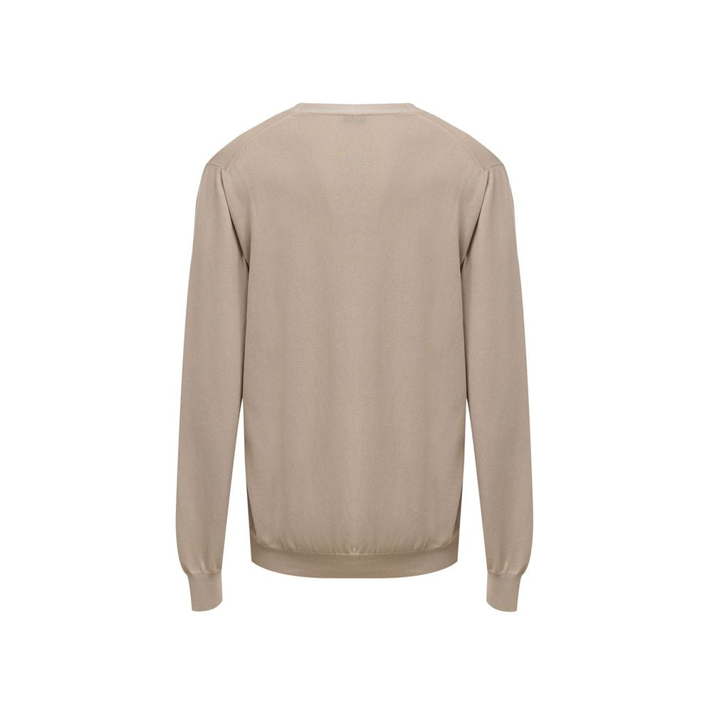 Beige Cotton Cardigan