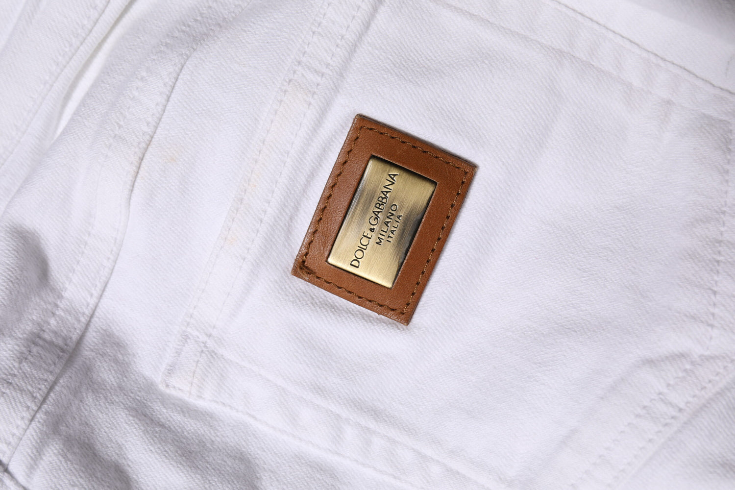 White Cotton Low Waist Skinny Denim Jeans