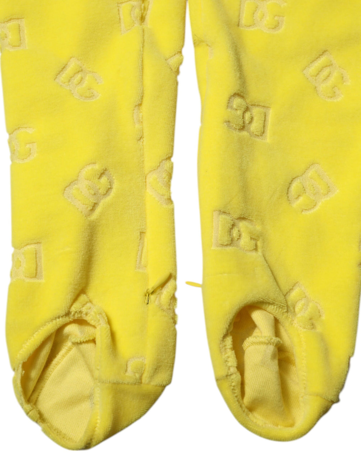 Yellow Logo Slim Fit Leggings Pants