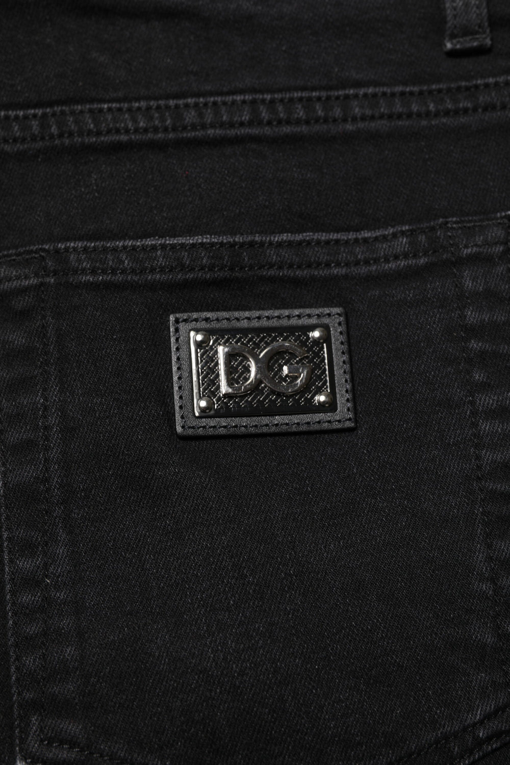 Black Cotton Skinny Denim Jeans