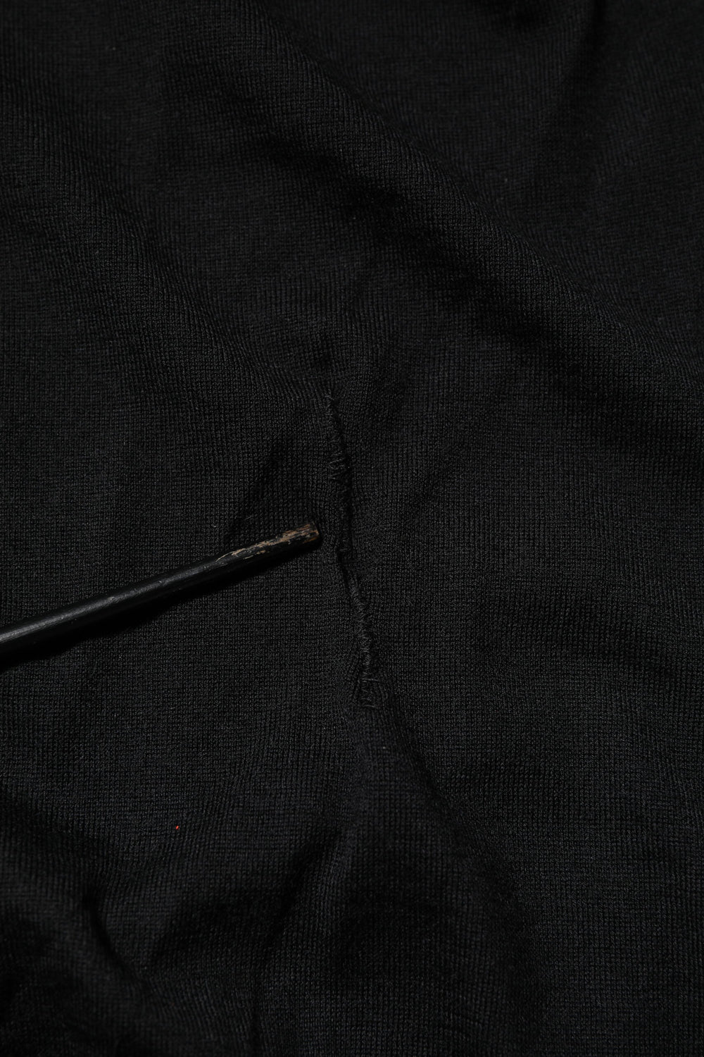 Black Cashmere V-Neck Long Sleeves T-shirt