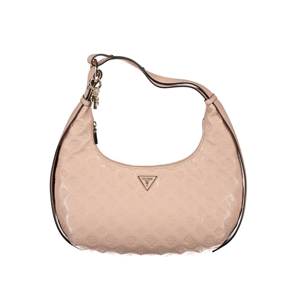 Pink Polyethylene Handbag