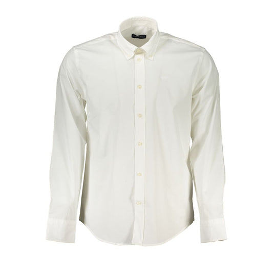 White Cotton Men's Shirt