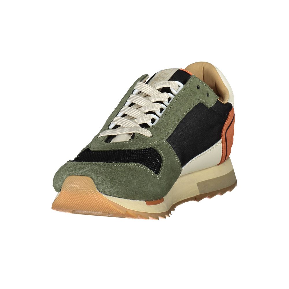 Green Polyester Sneaker