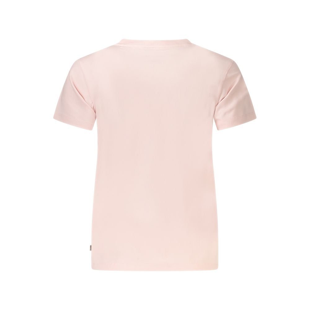 Pink Cotton Tops & T-Shirt