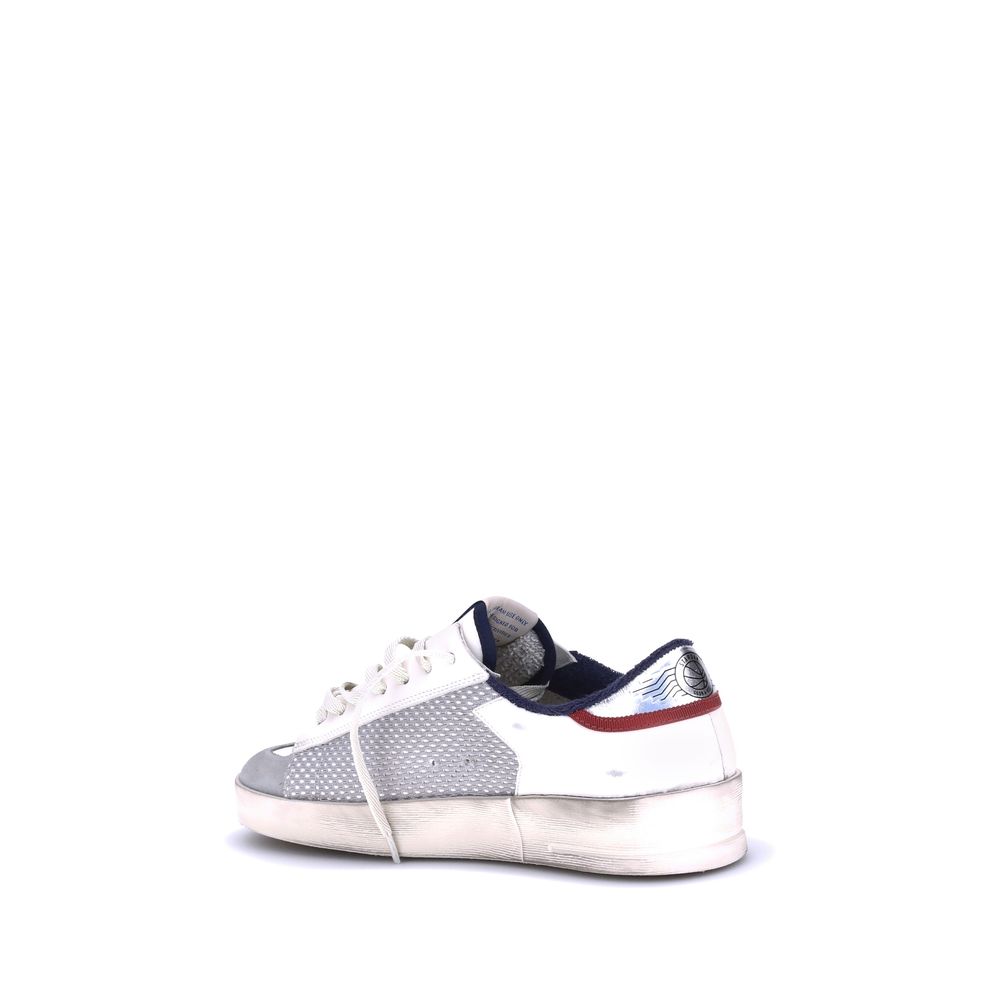 Red Calf Leather Bos Taurus Low Top Sneakers