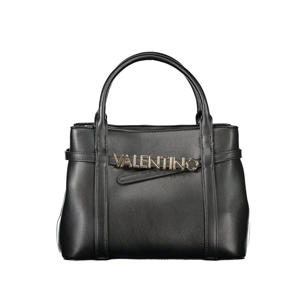 Black Polyethylene Women Handbag